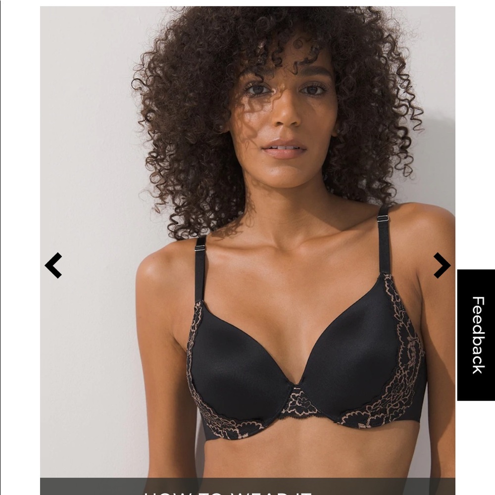 2 Soma Full Coverage Lace Trim Bras